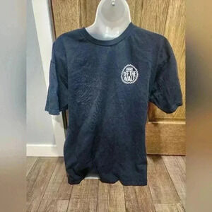 Vans Men’s Off The Wall Tshirt Large Navy Blue